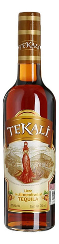Pack De 6 Licor De Almendras Tekali Al Tequila 750 Ml