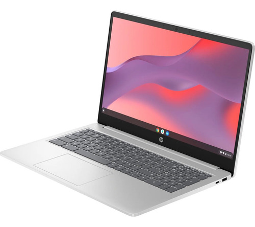Hp Chromebook Plus 15,6 Fhd, Intel Core I3-n305, 8 Gb Ram, 128 Gb Ufs, Gráficos Intel Uhd, Puertos Usb Tipo C, Chrome Os, Color Plata Natural.