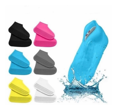 Protector Silicon Cubre Tenis Zapato Bota Lluvia Impermeable