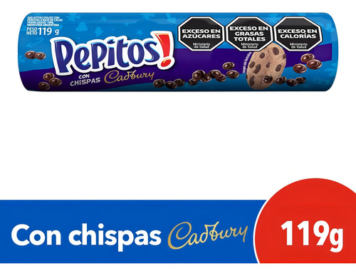Galletitas Pepitos Con Chips De Chocolate 119g