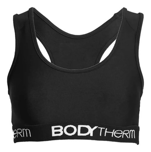 Top Deportivo Mujer Entrenamiento Body Therm Negro Xxl