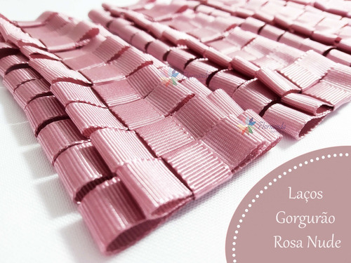 25 Laços Duplo Gorgurão Nº3 15mm Convites Enfeites
