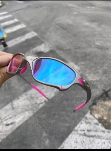 Óculos De Sol Juliet Plasma Lentes Prizm Kit Rosa + Brinde