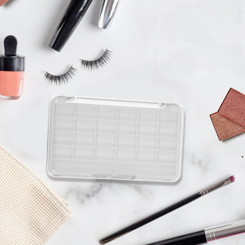 Paleta De Batons Vazia De 2 Peças: Pó De Sombra Diy De 24 Gr