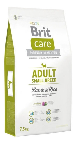 Brit Care Small Breed Cordero Y Arroz 7.5kgs