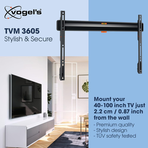 Soporte Fijo De Pared Vogel's Tvm 3605 Para Televisores D...