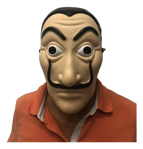 Máscara Casa De Papel Salvador Dalí Modelo 2 Halloween