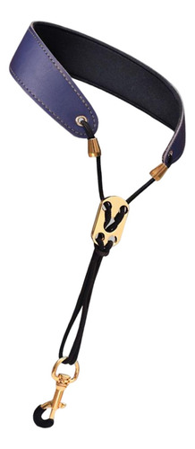 Saxofón Profesional Correa Para El Cuello Azul Azul