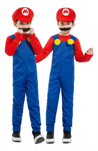 TODODISFRACESCHILE Disfraz Mario Bros con Guantes Talla 8