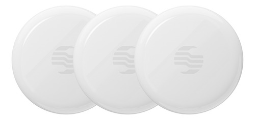 3 Tags Rastreadores Bluetooth Ios* (blanco) + 3 Cubiertas De