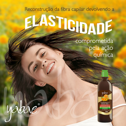 Shampoo Calêndula Com Geleia Real 500ml Yabae