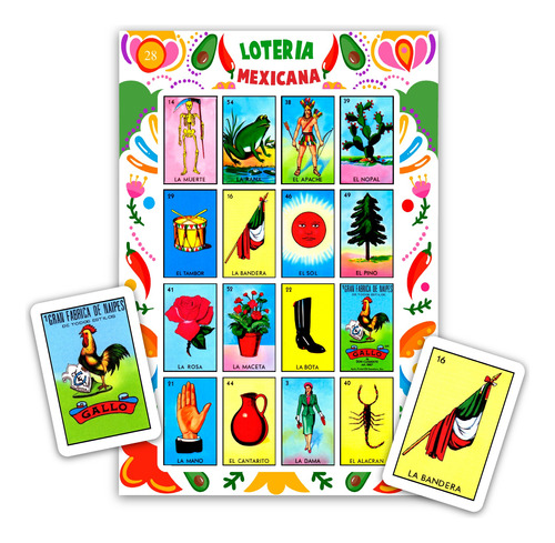 Lotería Mexicana Para Imprimir 80 Tablas Archivo Cartas M5