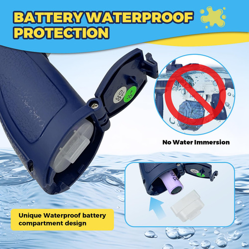 Pistola De Agua Eléctrica Hugeway Con Flash De 10 M De Alcan