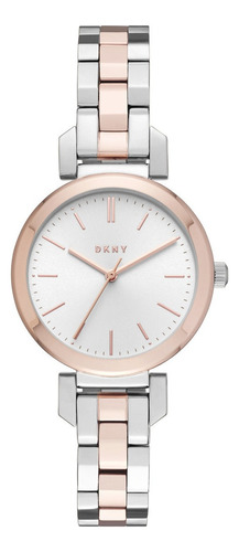 Reloj Dama Dkny Ny2592 Color Oro Rosado De Acero