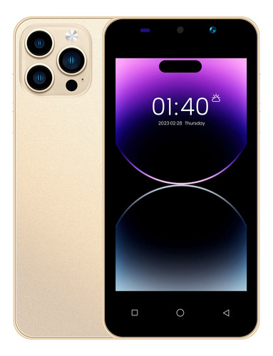 Teléfonos Inteligentes Android Baratos I14 Mini 5.0 En Ram 1gb Y Rom 8gb Oro