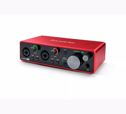 Placa De Sonido Scarlett 2i2 Focusrite  3ra Gen