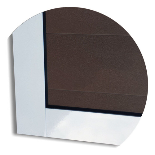 Porta De Correr Suspensa 210x90cm Meia Lambril Meia Vidro