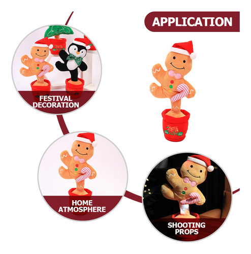 Juguete De Peluche De Navidad Juguete Para Cantar En Navidad