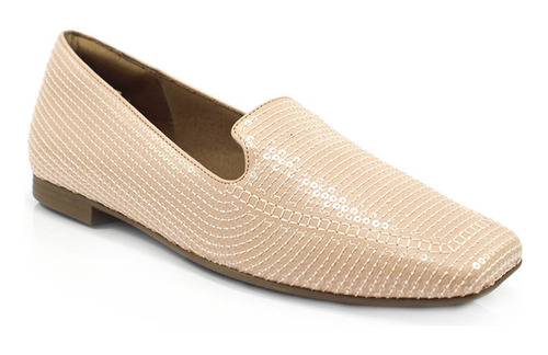 Sapato Loafer Feminino Valentina Paetê