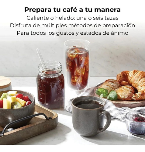 Cafetera Hamilton Beach Home Barista Multifunción 7 En 1