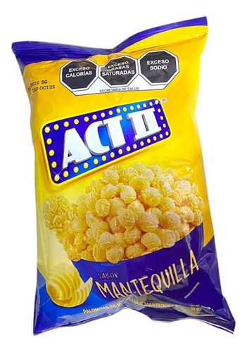 Palomitas Act Ii Sabor Mantequilla 35g