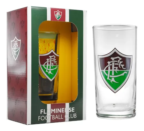 comprar Copo Tulipa Oficial Fluminense 300ml Vidro Envio Imediato
