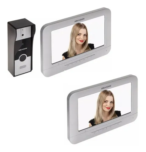 comprar Kit Video Portero Visor Hikvision Ds-kis202 7   2 Pantallas