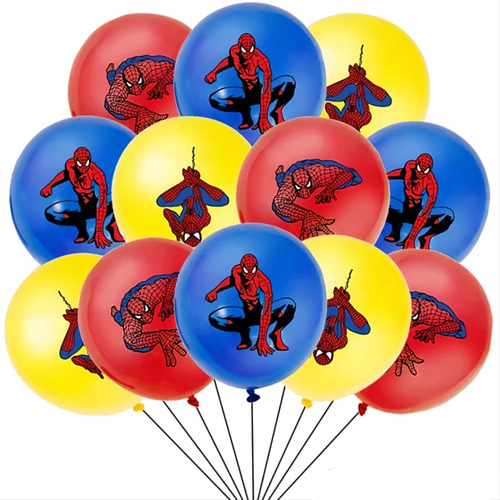 Art.fiesta Cumpleaños Infantil Globos Spiderman Hombre Araña