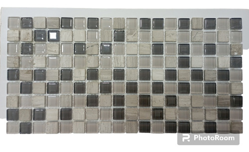 Mega Malla Mosaico Listelos Vidrio Marrón 30x30 14bs131-4