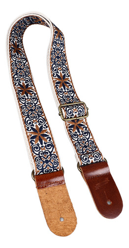 Correa De Ukelele De Estilo Étnico Bordada De Longitud Ajust