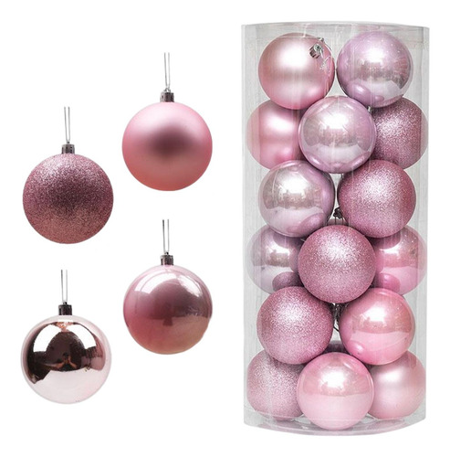 48 Piezas De Adornos Para Árboles De Navidad, Bolas De