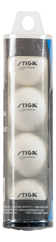 Stiga Paquete De 4 Bolas De Ping Pong Para Exteriores, Minim
