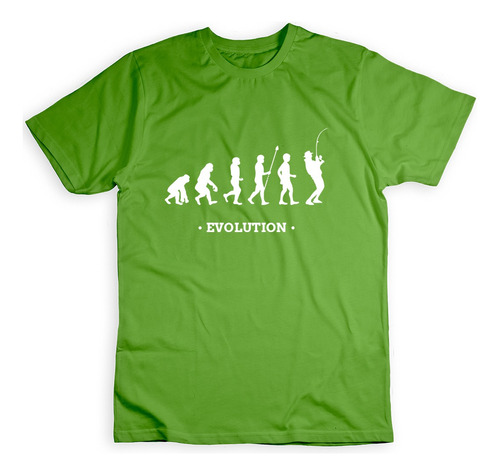 Remera Pesca Evolution En Algodón