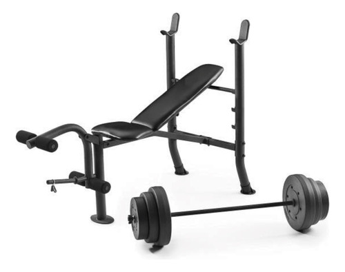 Banco De Pecho Pro-form Sport 265 New + Barra + Pesas 36kg