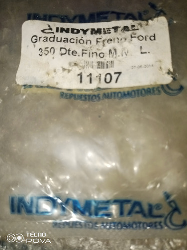 Graduación De Freno 11107/ Ford F-350/ Dte Fino - Izquierdo 