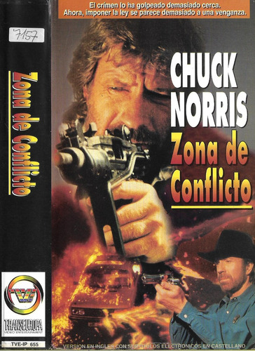 Zona De Conflicto Vhs Chuck Norris Vhs Original