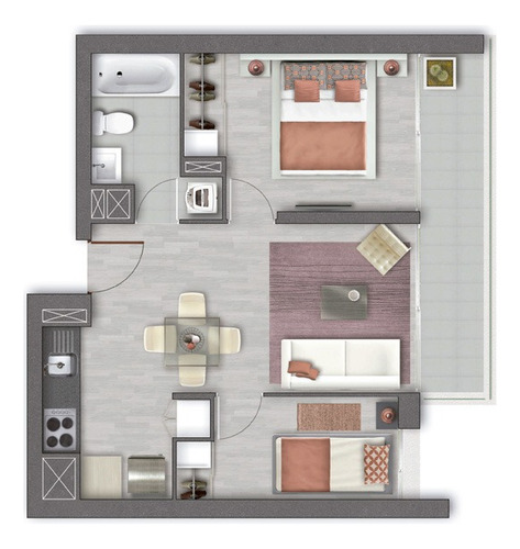 Venta Departamento Con Estacionamiento Y Bodega