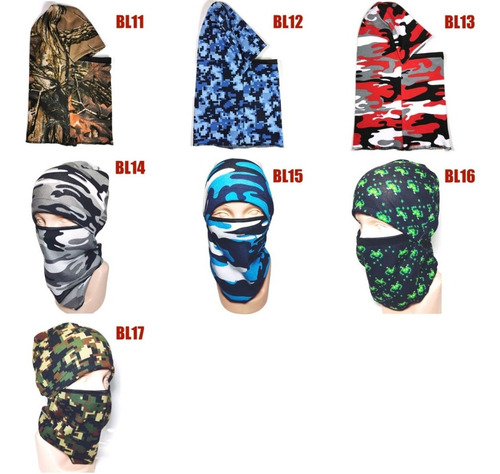 Imagen 1 de 7 de Pasamontañas Woodland Camuflaje 5 Piezas Mayoreo Tactica
