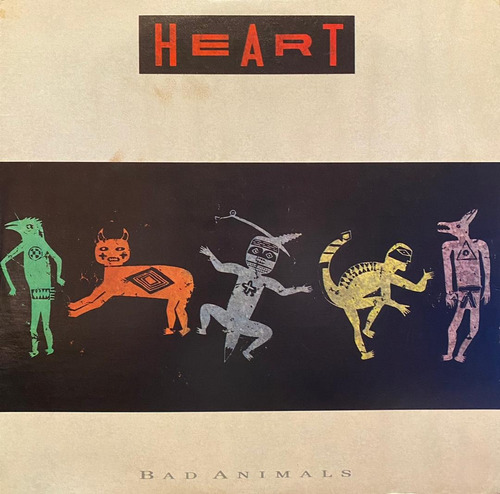 Disco Lp - Heart / Bad Animals. Album (1987)