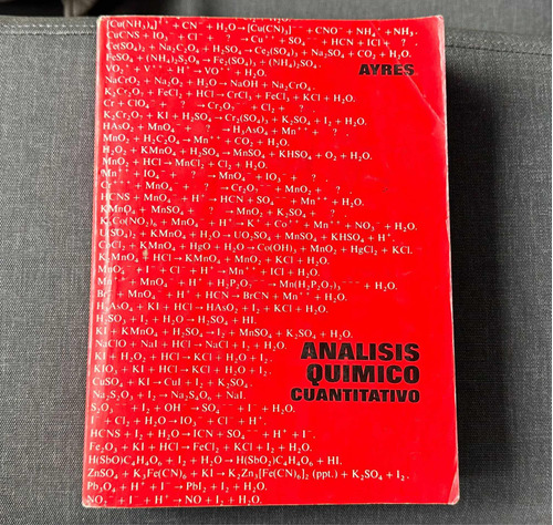 Libro Original Análisis Químico Cuantitativo Ayres