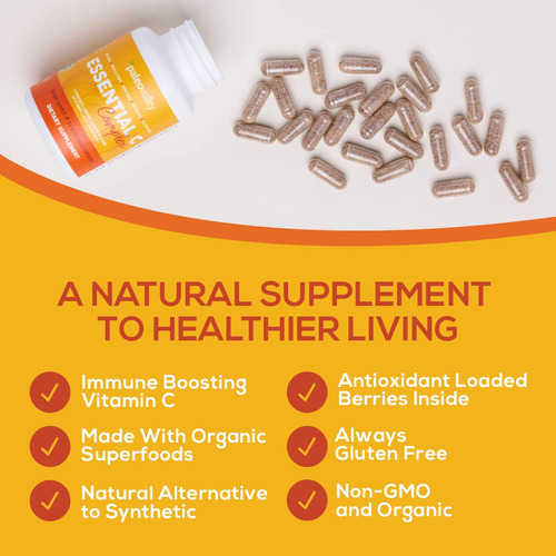 Paleovalley Essential C Complejo Vitamina C 56 Cápsulas