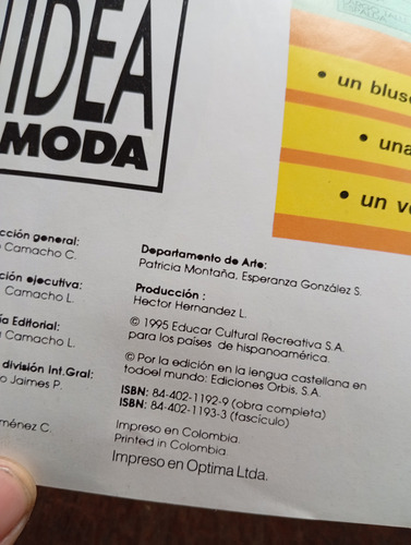 Idea Moda Fascículo 24 Curso Corte Confección (Usado)
