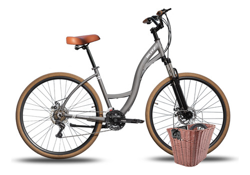 Kit Bicicleta 29 Blitz Comodo Urbana 21v + Cesta E Cadeado