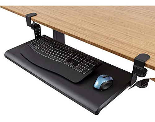 Stand Up Desk Store - Bandeja Ajustable Y Retráctil Para Tec