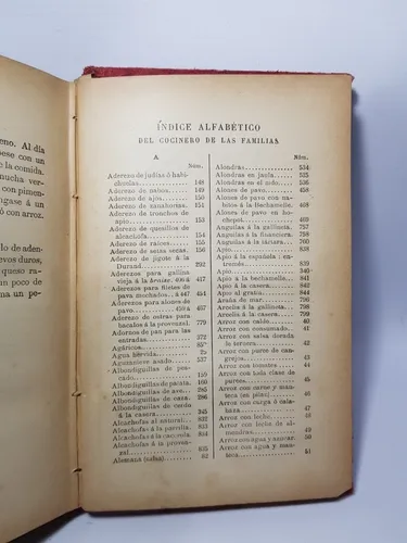 Antiguo Libro El Cocinero De Las Familias M Durand Mag 56460 (Usado)