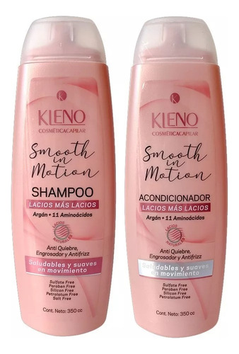 Shampoo + Acondicionador Smooth In Motion 350ml - Kleno Kit