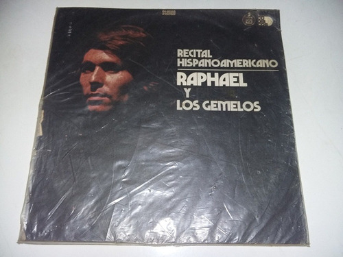 Lp Vinilo Disco Acetato Raphael Recital Hispanoamericano