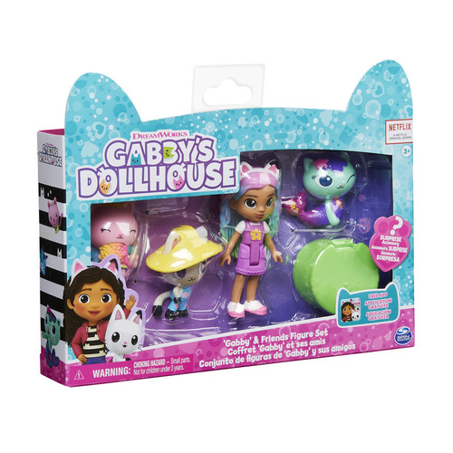 Gabby's Dollhouse, Conjunto De Figuras De Gabby Para Niñas