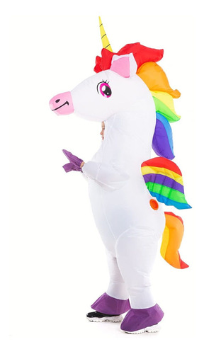 Disfraz De Unicornio Inflable Para Nios Y Nias, Disfraz De U