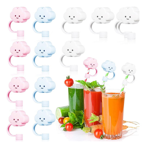 Paquete De 12 Fundas De Silicona Reutilizables Con Forma De